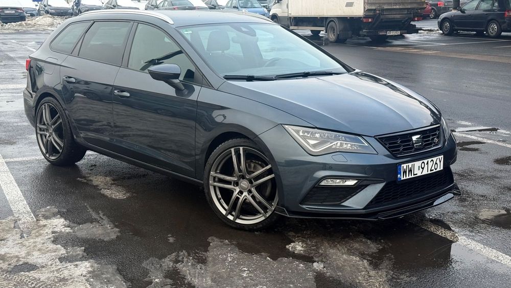 Seat Leon Sportstourer SEAT Leon FR 1.5 TSI 150KM Automat 2020 bezwypadkowy FV23%