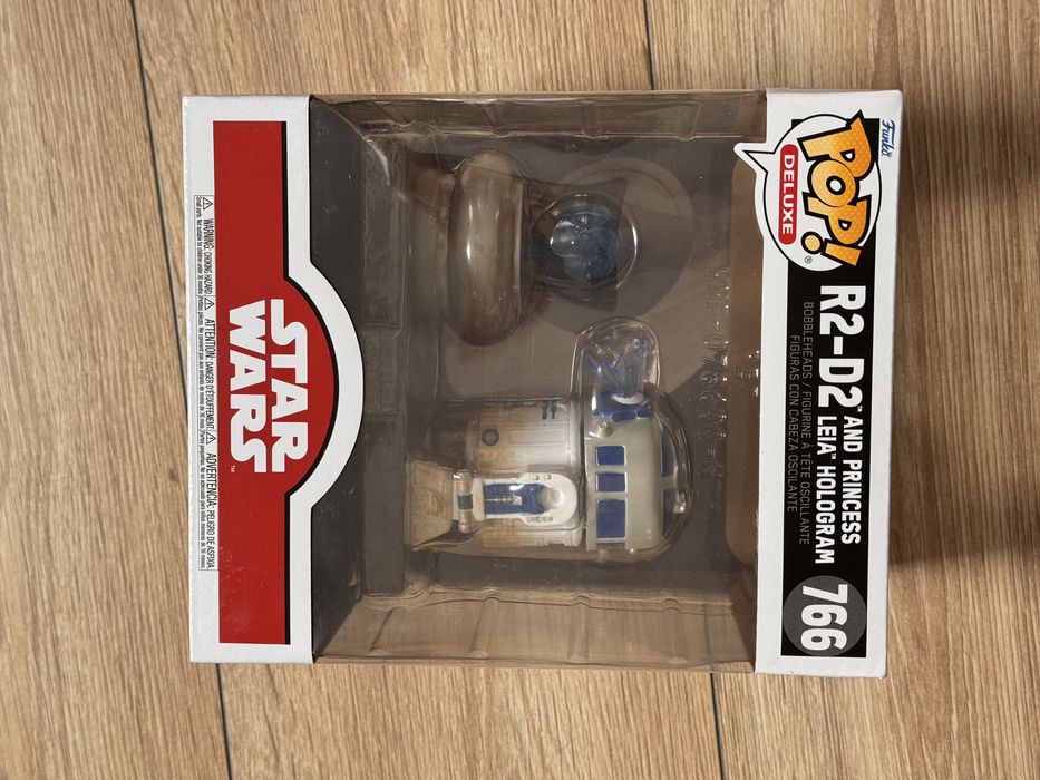 kolekcjonerska figurka winylowa Funko POP! Deluxe z serii Star Wars R2-D2 Leila