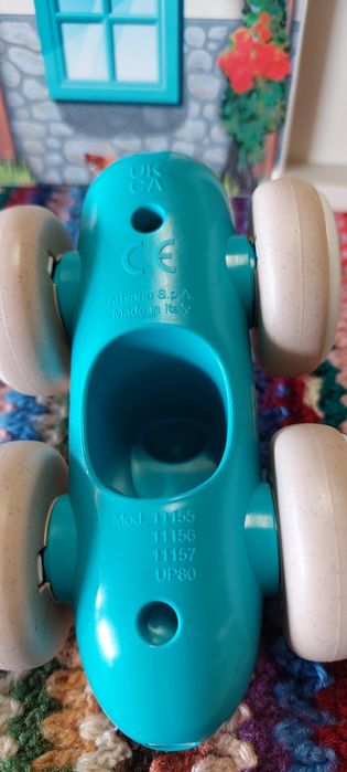 Chicco - Carro ECO de design vintage azul ㅤ