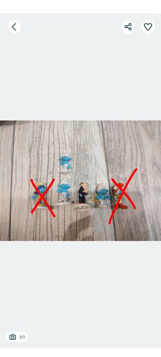 Figurki smerfne Smerfy