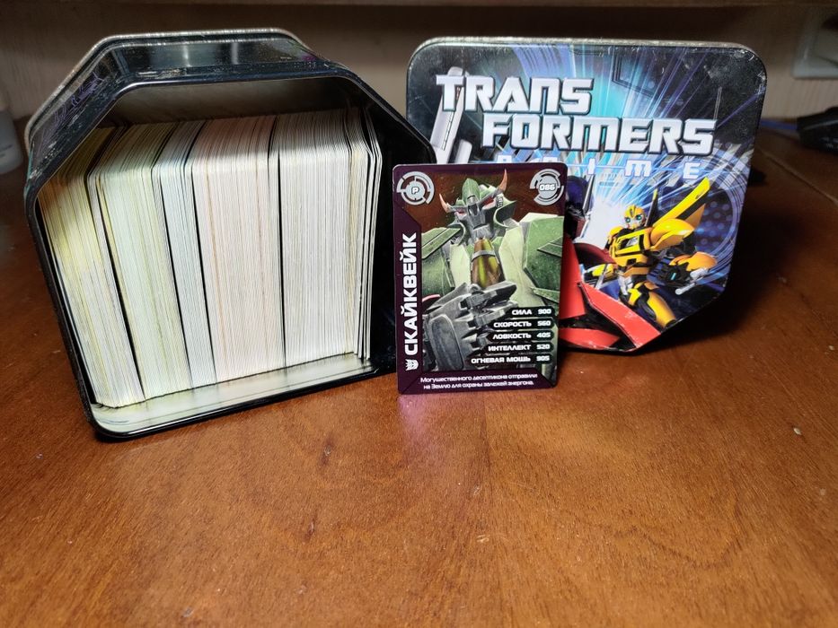 Карточки Transformers з боксом