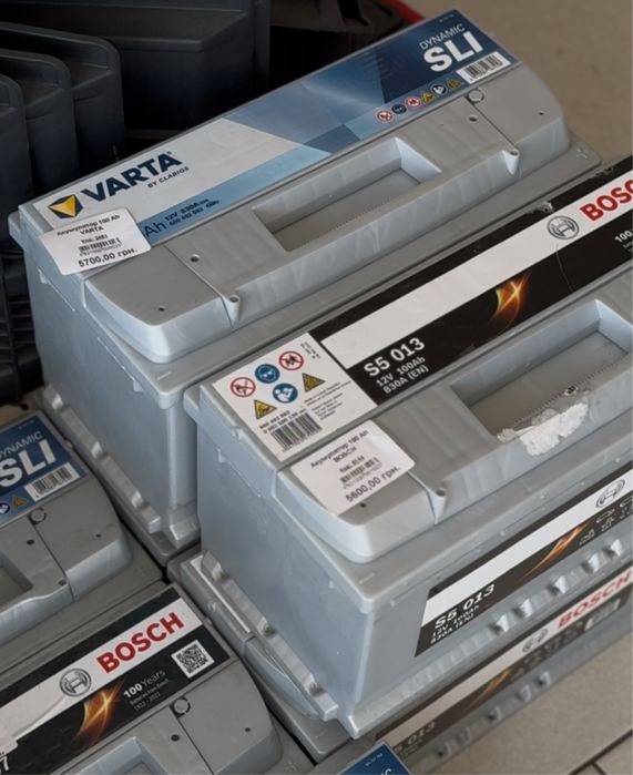 Акумулятор 100Ah Varta (Виробник Німеччина) (Зборка Чехія)