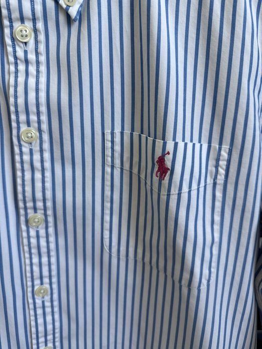 Ralph Lauren women’s shirt cotton striped logo casual