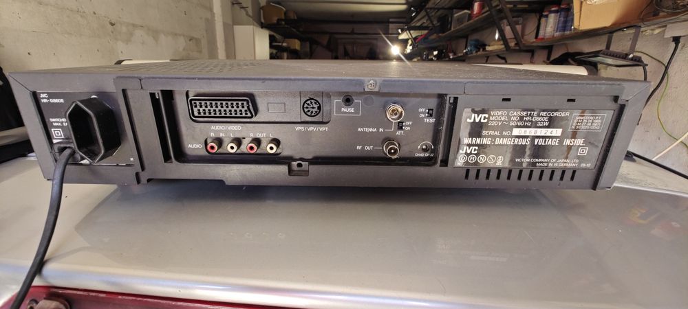 JVC.vhs video gravador