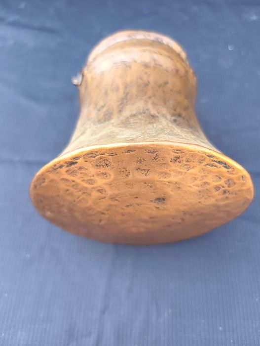 Miedziany kociołek doniczka osłonka na doniczkę