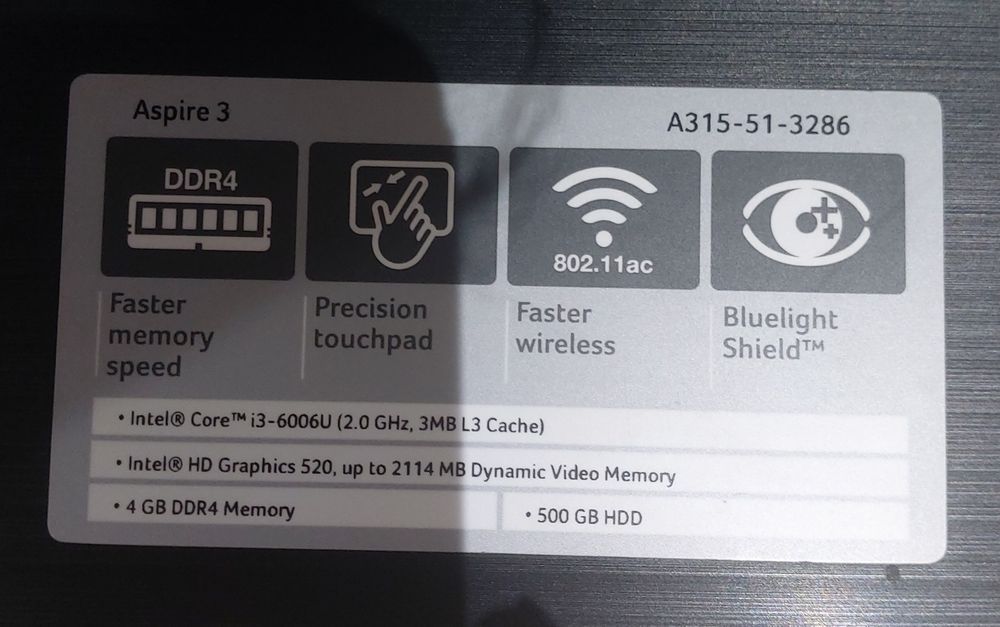 Sprzedam laptop ACER