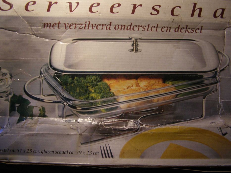 Сервировочные блюда для готовки подогрева из термостойкого стекла