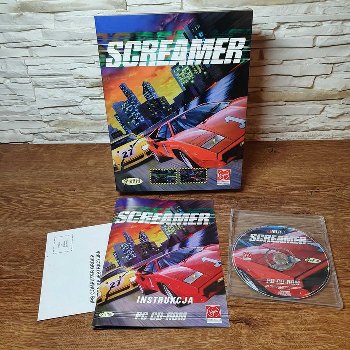 SCREAMER 1 - polskie kompletne wydanie premierowe BIG BOX PL/ENG [PC ...