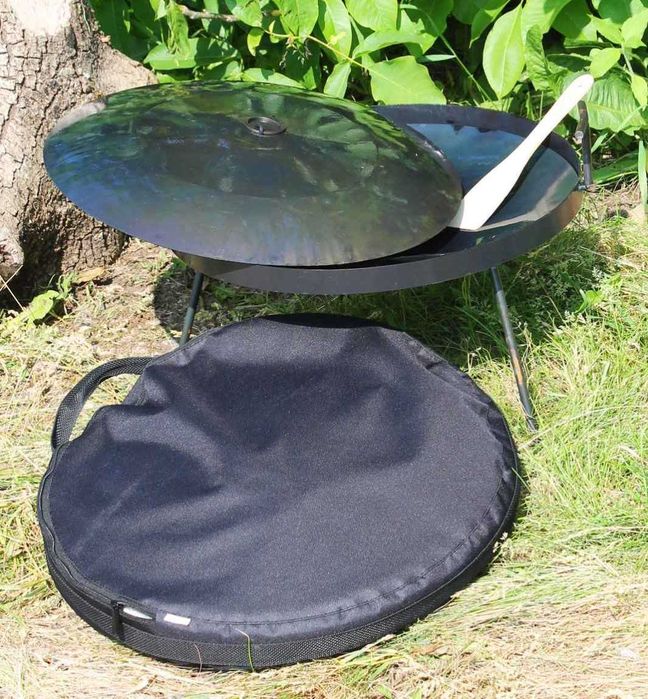 Подарунок для кума Сковорода з диска з принтом на чохлі для природи