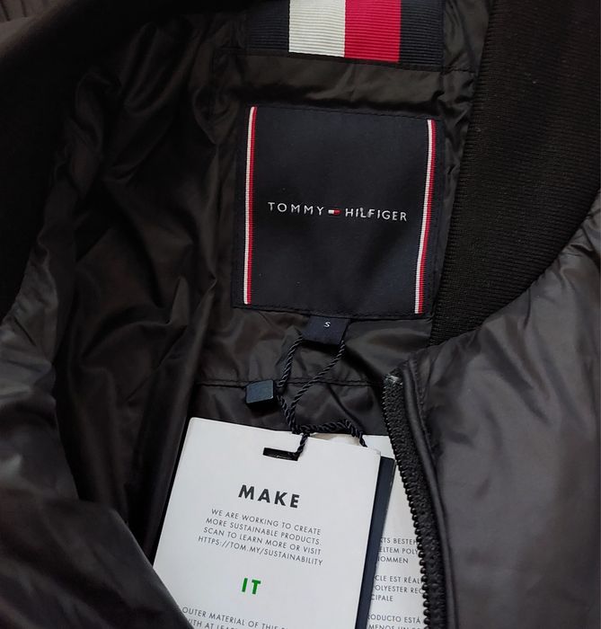 Tommy Hilfiger nowa kurtka ocieplana męska r. M bomber