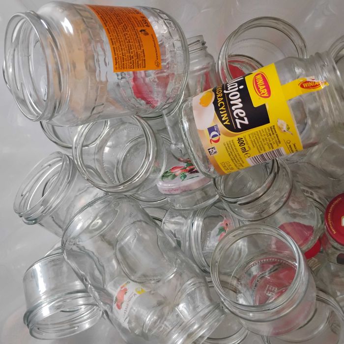 Słoiki bez nakrętek