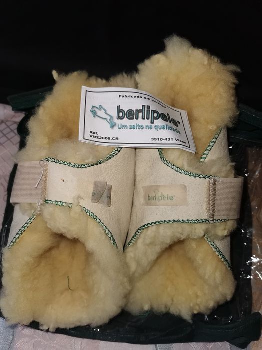 Calcanheira 100%pele natural