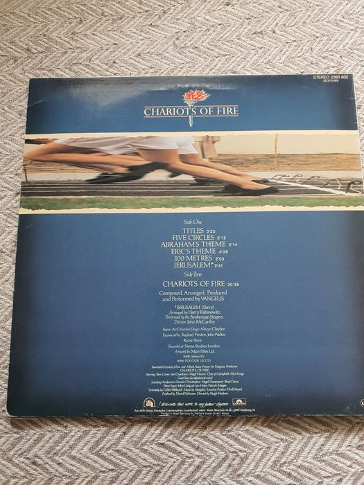 Vangelis - Chariots Of Fire LP winyl VG+