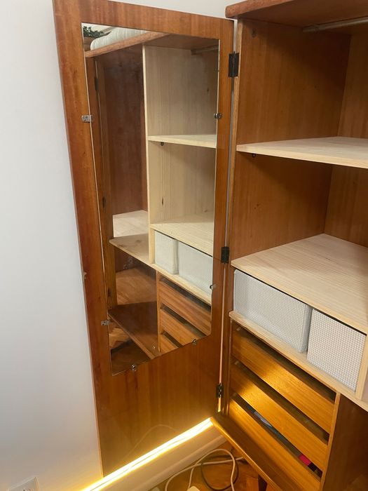 Armário vintage Formica – Anos 60 - wardrobe mid century