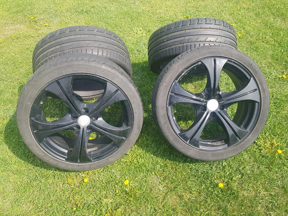 Koła felgi aluminiowe czarne vw, skoda, seat 215/40/R17
