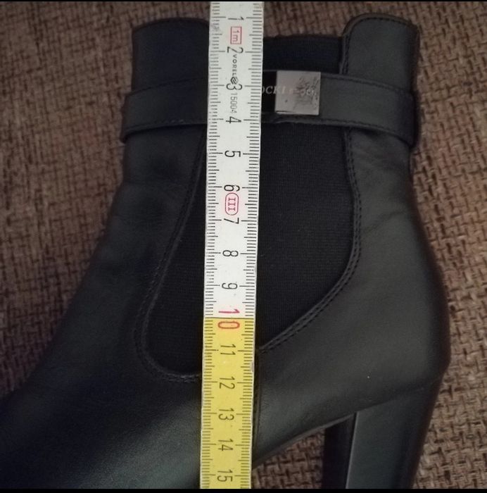 Skórzane botki Lasocki