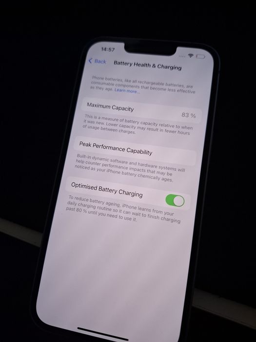 iPhone 14 Azul 128Gb bom estado