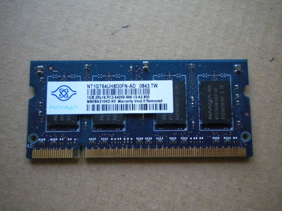 ОЗУ ОЗУ DDR2 1Gb оперативна пам'ять оперативка Nanya NT1G64UH8D0FN-AD
