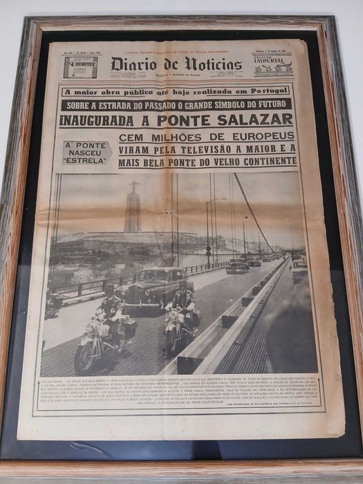 Jornal diário noticias inauguração ponte salazar completo