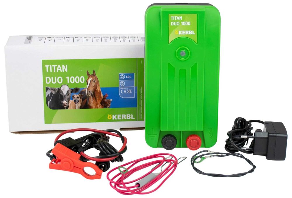 Elektryzator TITAN DUO dla koni, bydła i małych zwierząt(PASTUCH)