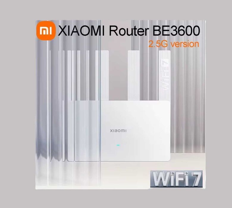 Wi-Fi 7 Xiaomi BE3600 2.5G порт Новий потужний маршрутизатор реж. MLO