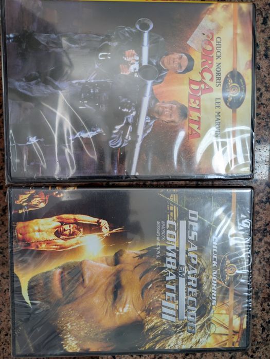 DVDs clássicos Chuck Norris - Na embalagem