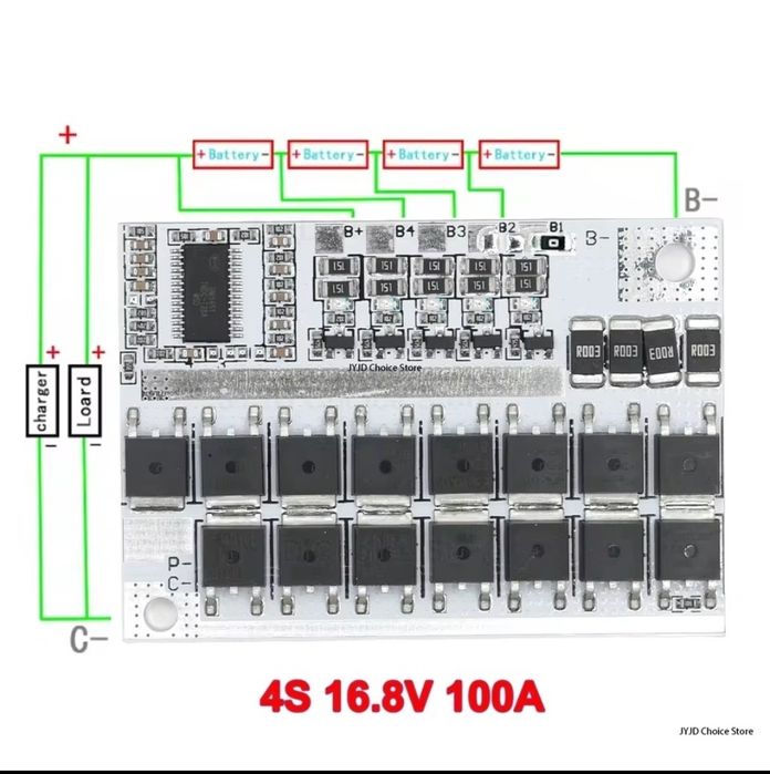 Плата контроля батареї Bms 3s-5s