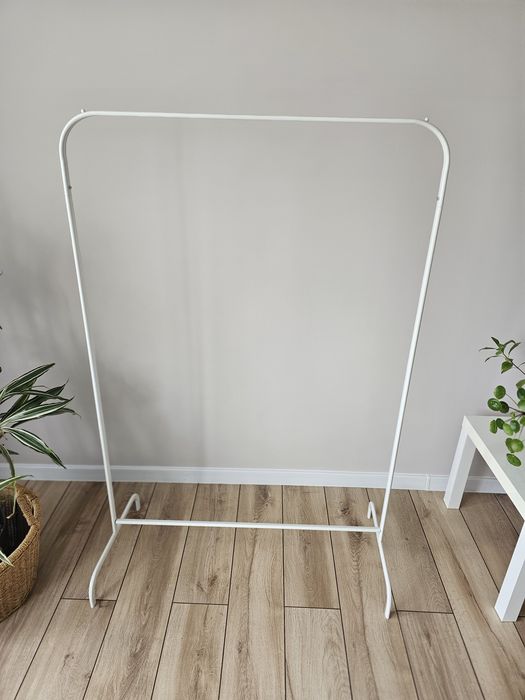Wieszak ikea biały stojak