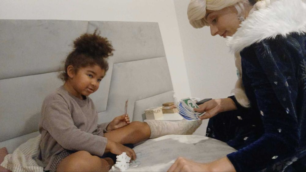 Pinturas faciais e princesas