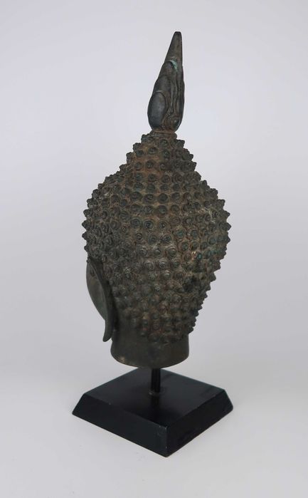 Cabeça de Buda em Metal (Ref 2)