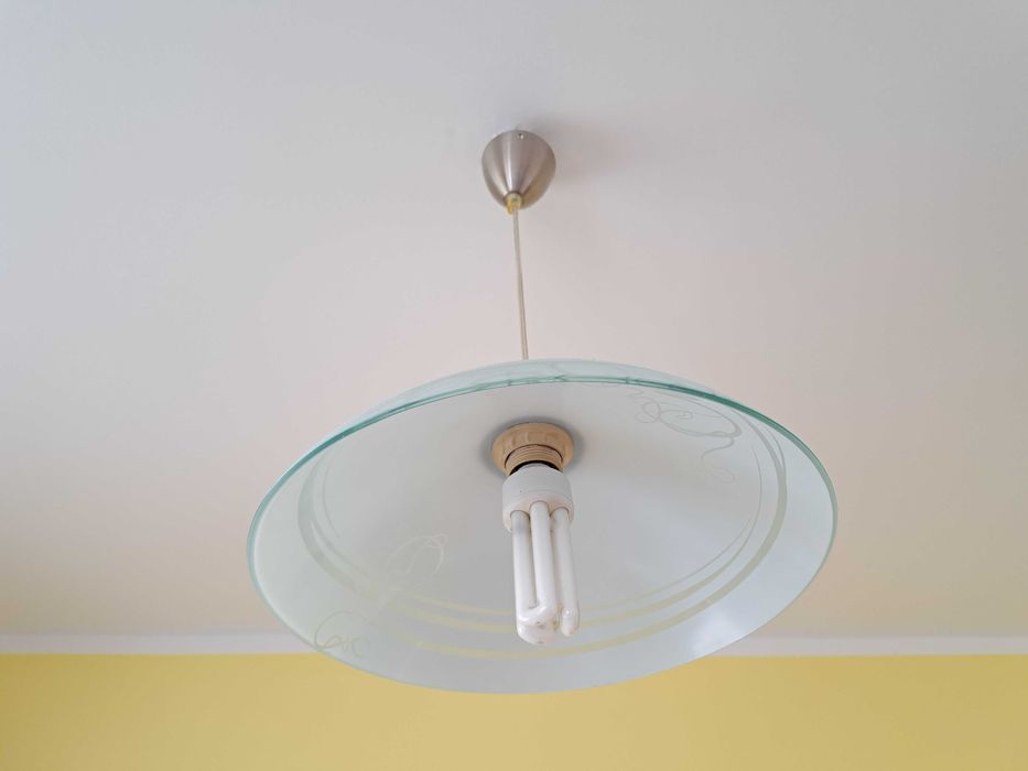 Lampa kuchenna szklana Globo