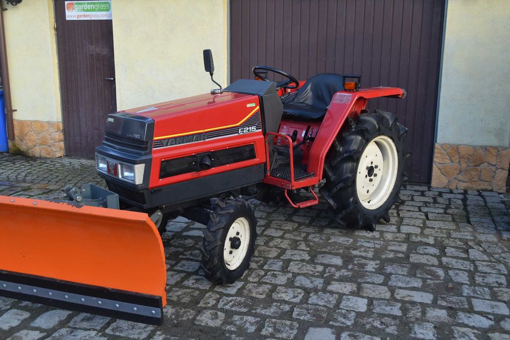 Traktorek Yanmar F215, 22KM, Stan bardzo dobry, Pług hydrauliczny
