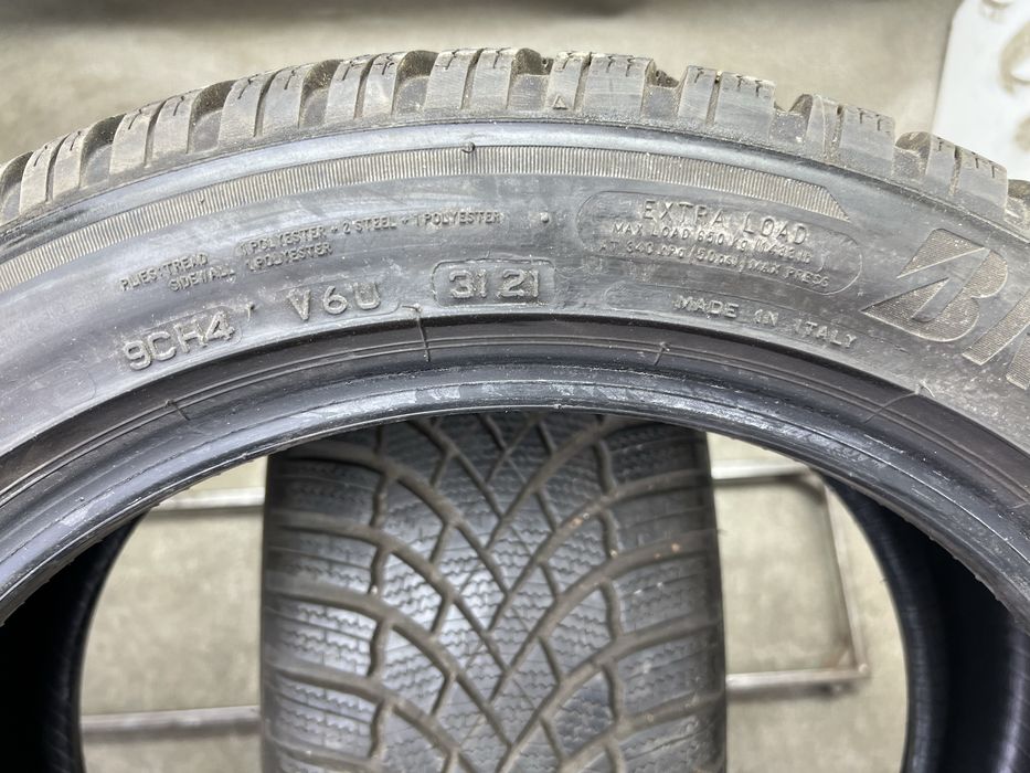 Шини зима 7.6 мм 2021р пара 205 50 R17 Bridgestone Blizzak LM005 зимові 2шт
