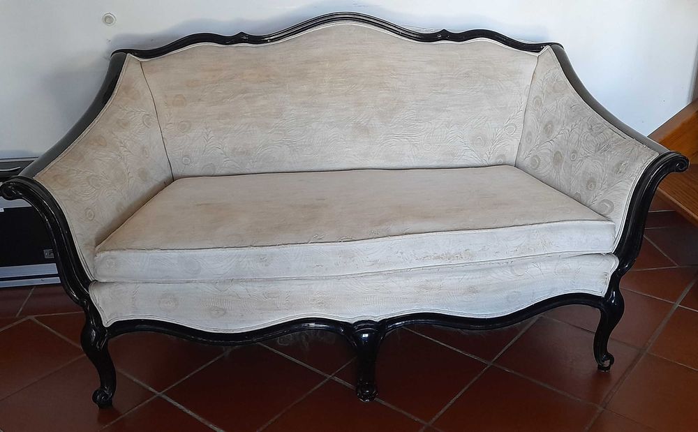 2 sofás vintage estilo Louis Honey