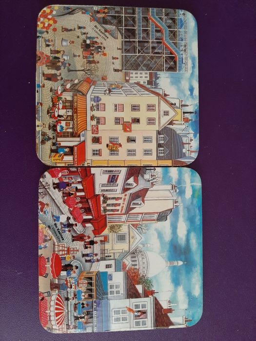 6 bases para copos Paris
