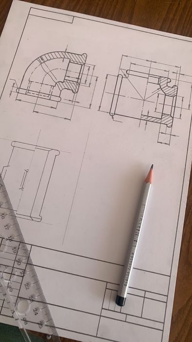 Креслення від руки і AutoCad