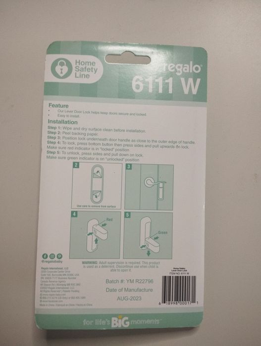 Regalo zabezpieczenia do rogów mebli, 4 sztuki