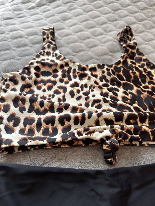 НОВИЙ Купальник з леопардовим принтом