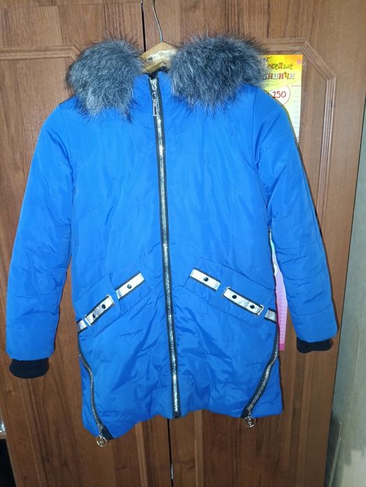 Зимняя куртка для девочки 7-10 лет