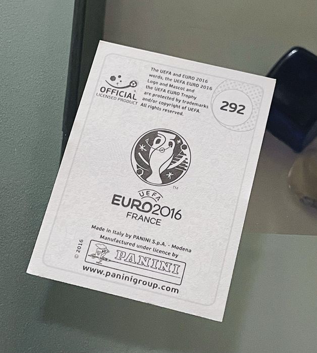 Panini Euro 2016 France наклейки