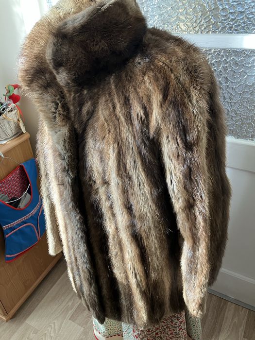 Futro 100 % skóra piżmak