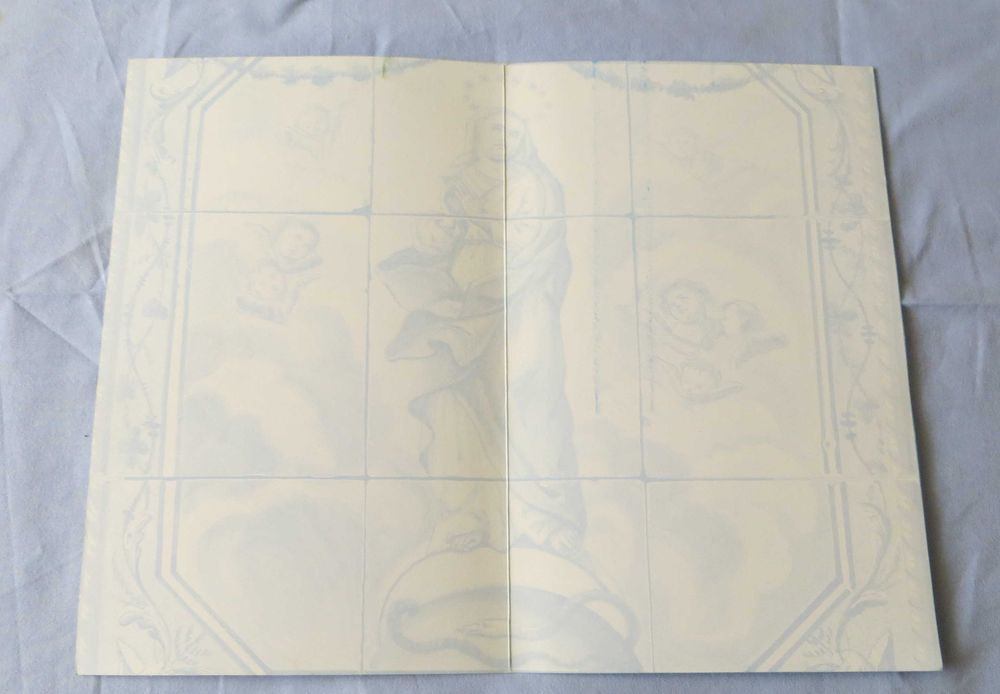 Postais Antigos Azulejos Arte Sacra - Medida  Postal : 21 X 13,5 cm