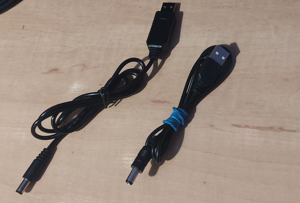 Провод usb-dc 5.5*2.1мм для роутера (интернет без света)5v и 9v