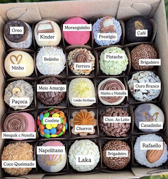 Kit festa | Bolos | Sobremesas | Brigadeiros | Doces e salgados finos | Salgados tradicionais | Tartes