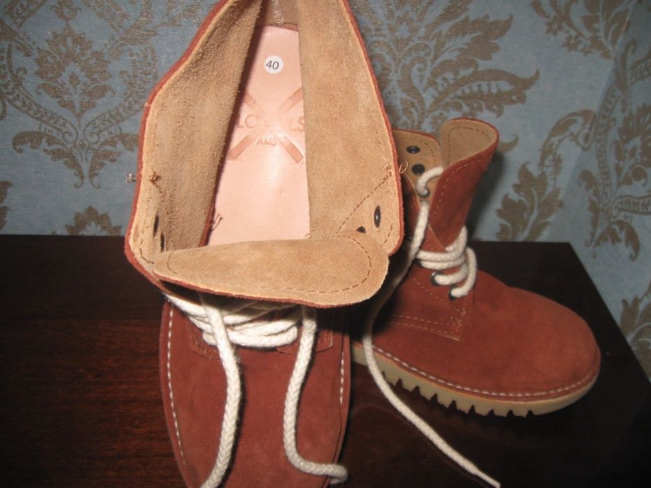 Дезерты,ботинки,туфли замша натуральная,новые Испания