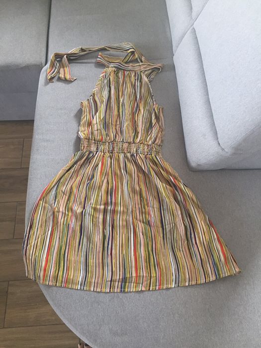 Sukienka boho dekolt harlet