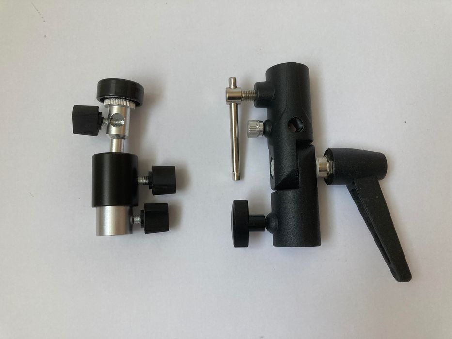 Adaptadores para flash e sombrinha