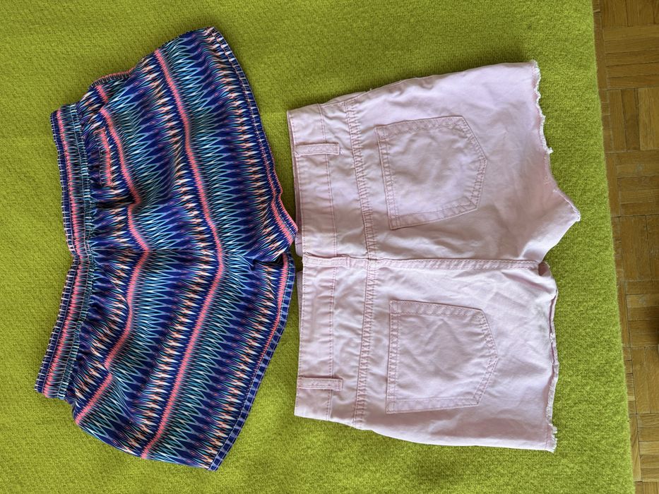 Spodenki roz. 152 - 2 pary dziewczęce na lato