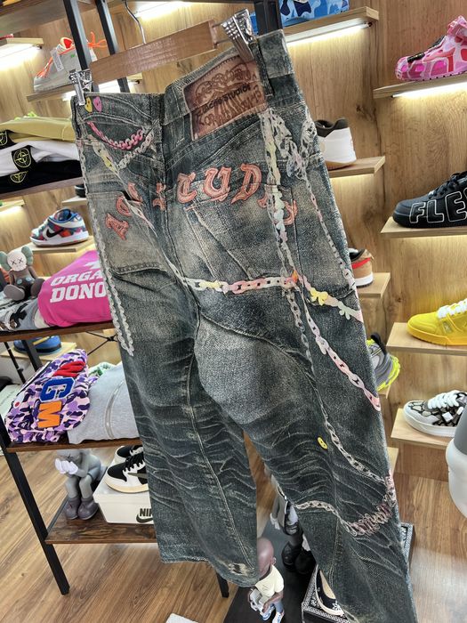 ‼️Знижка‼️Джинси Acne Studios Candy Chain Print