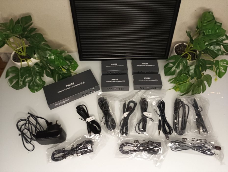 Przedłużacz rozdzielacz HDMI splitter HD 1080p 4 w 1 PWAY